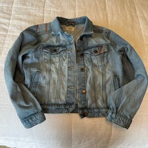 Marine Layer Embroidered Denim Jacket